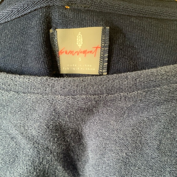 FP Movement // Navy Crop Long Sleeve - Picture 2 of 12